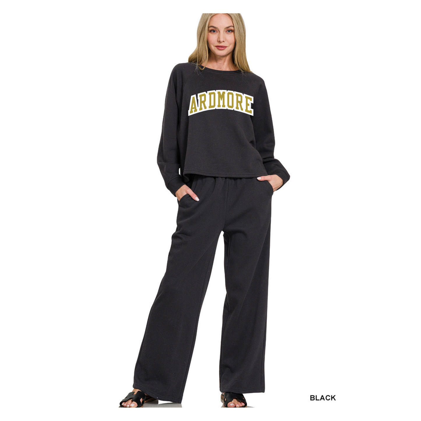 FLEECE RAGLAN SLEEVE PULLOVER & SWEATPANTS SET - PREORDER