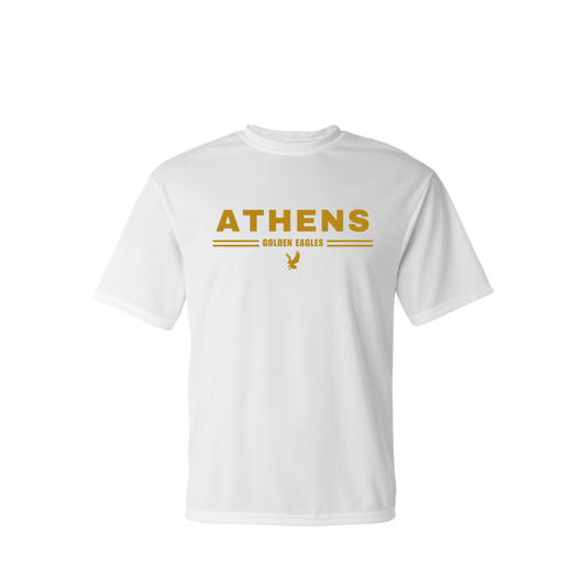 Athens White Line Tee #4