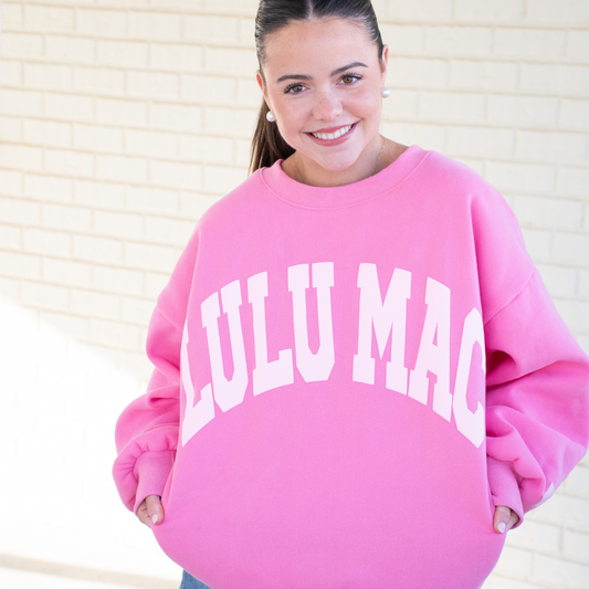 Lulu Mac Pink/Light Pink Puff