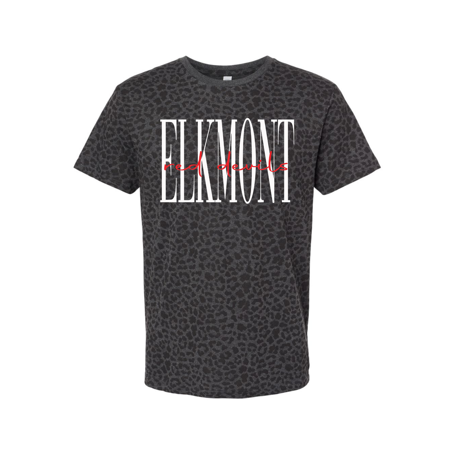 Black Leopard Simple Elkmont Tee