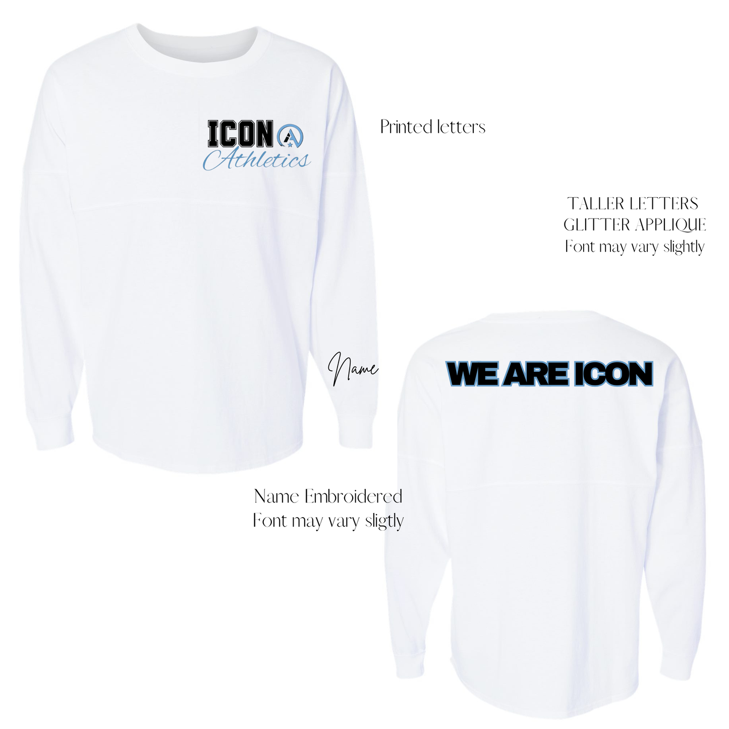 Custom Order- Icon Game Day Long Sleeve Tee