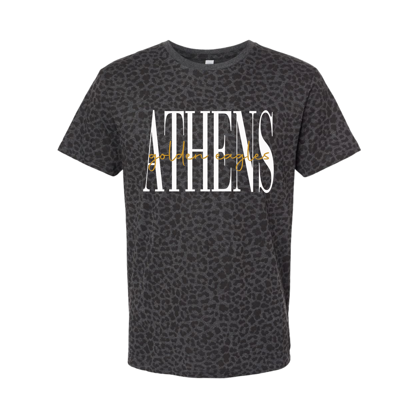 Black Leopard Simple Athens Tee