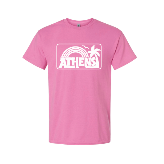 Athens Beachy White Print