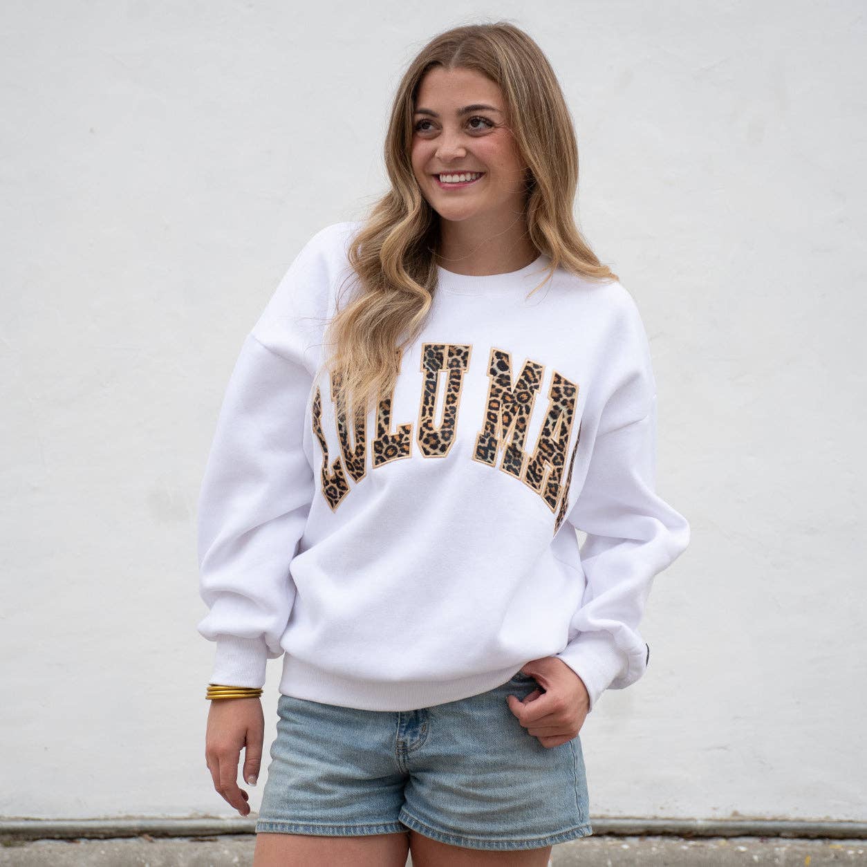 Lulu Mac white Leopard