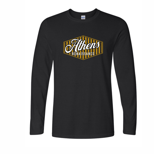 Athens Renaissance Fundraiser Long Sleeve Tee Black