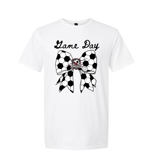 Custom Cottontown Soccer Bow Tee
