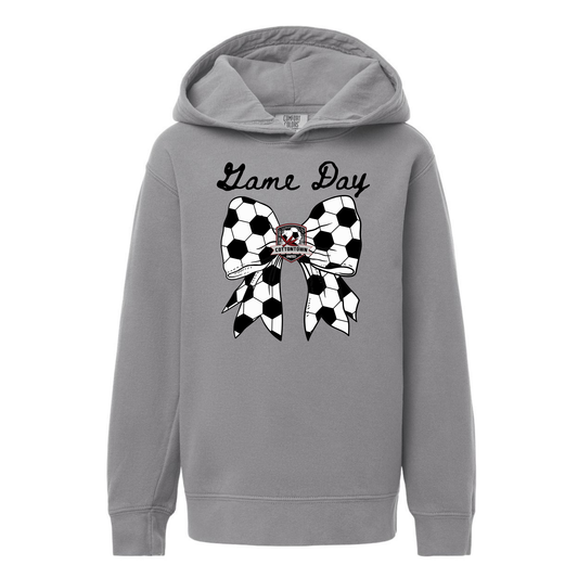 Custom Cottontown  Soccer Bow Sweatshirt