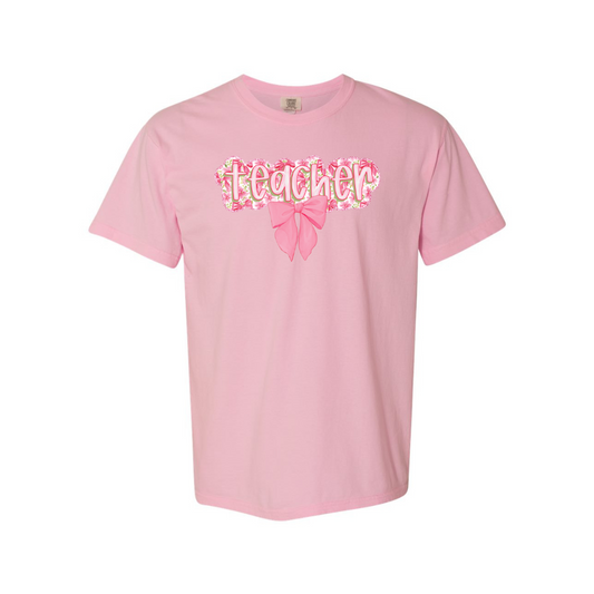 Pink Bow Grade tee