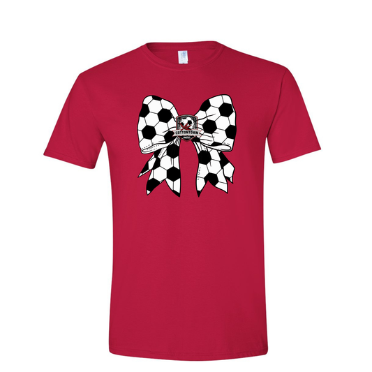 Custom Cottontown Soccer Bow Tee