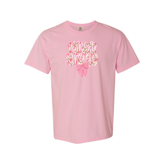 Pink Bow Grade tee