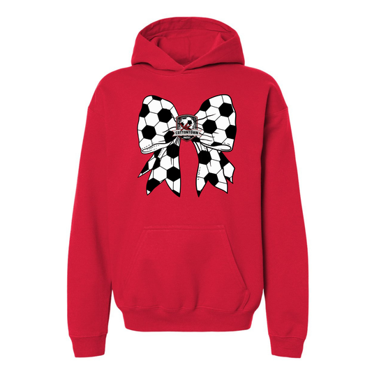 Custom Cottontown  Soccer Bow Hoodie