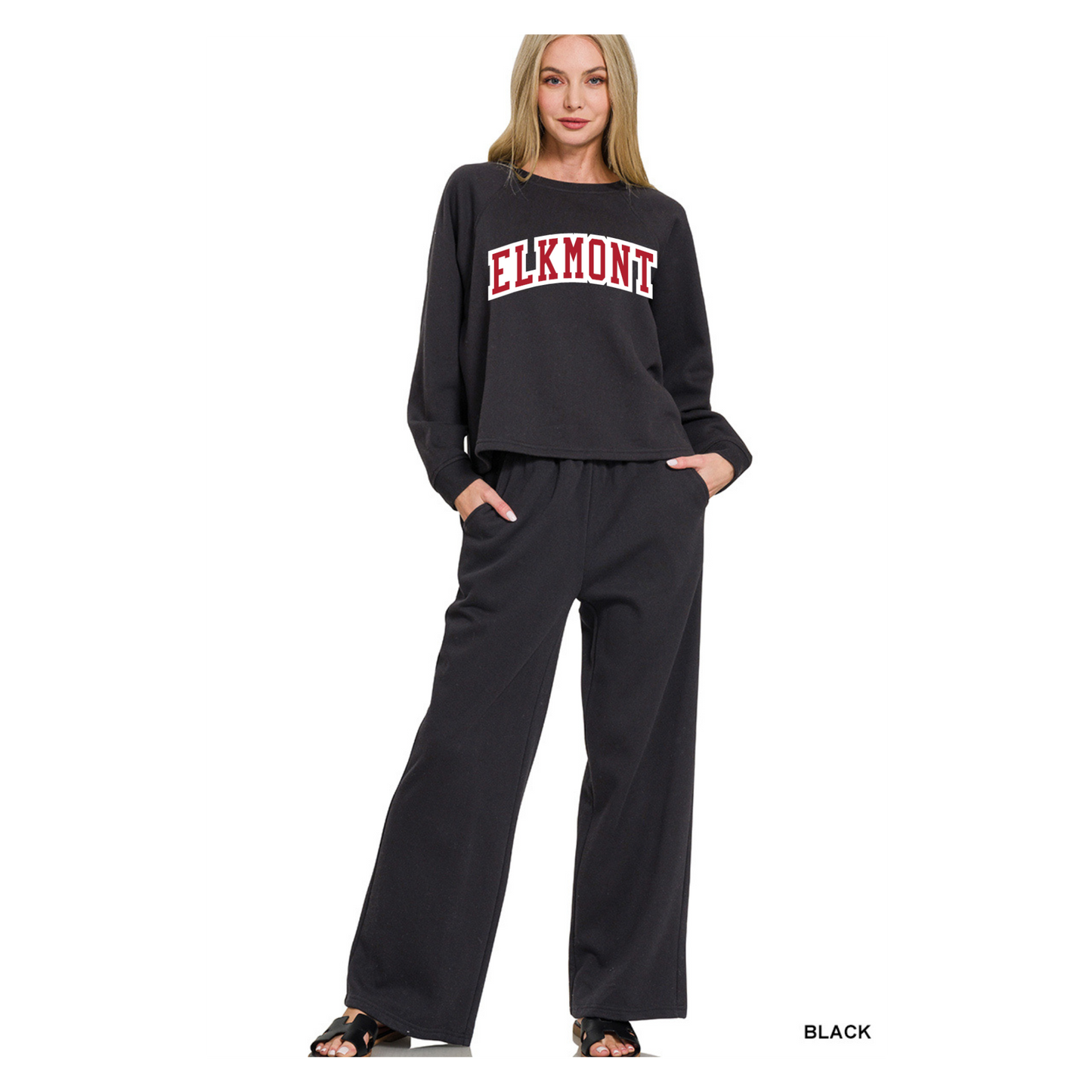 FLEECE RAGLAN SLEEVE PULLOVER & SWEATPANTS SET - PREORDER