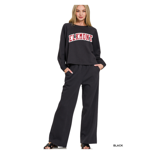 FLEECE RAGLAN SLEEVE PULLOVER & SWEATPANTS SET - PREORDER