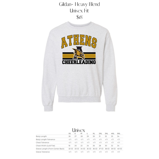 Custom Order Athens Cheer- Middle School Clothes Camp