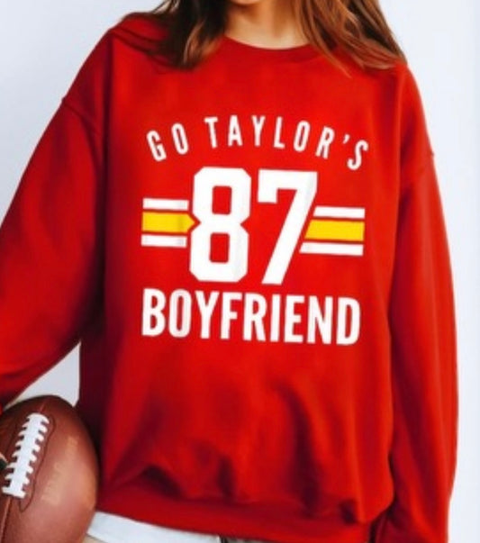 Go Taylors Boyfriend Football
