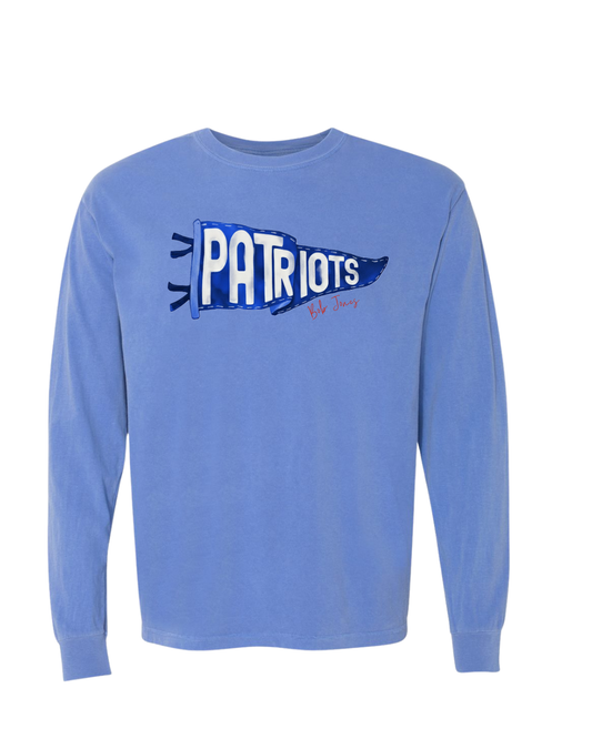 Patriots Pennant Design Long Sleeve