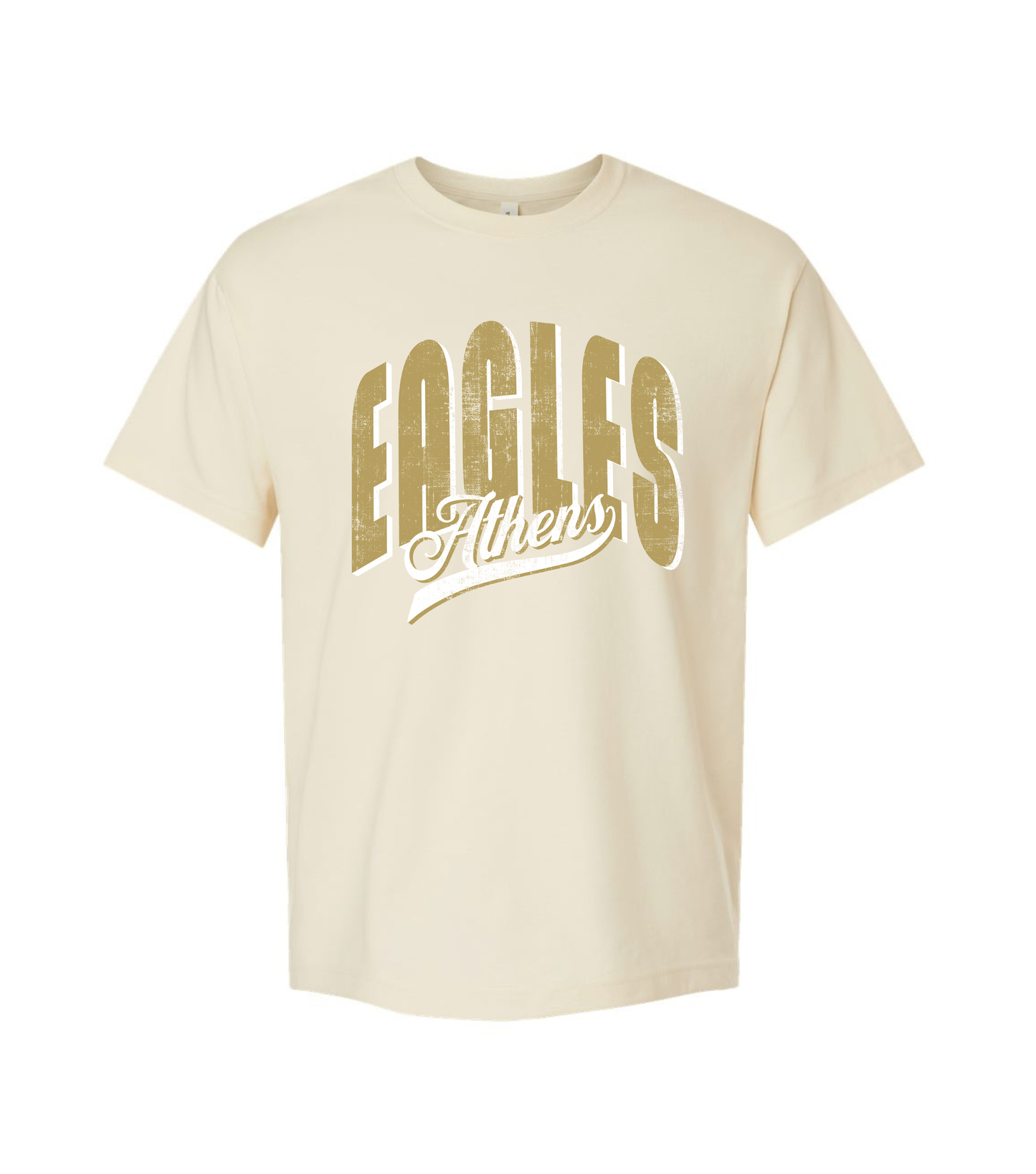 Natural Eagles Distressed tee