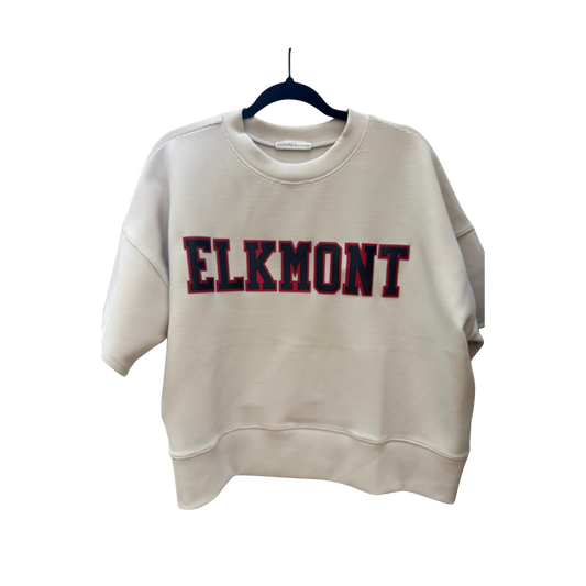 Elkmont Ribbed Round Neck Waist Banded Tee shirts