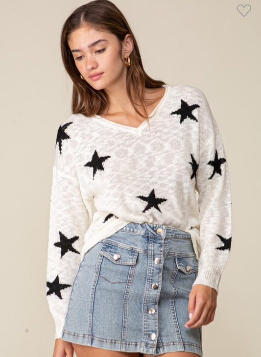 Stars oversized sweater