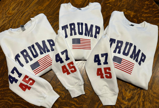 🇺🇸 Trump 45 ❤️ 47 pullover