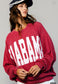Preorder Alabama corded oversized pullover
