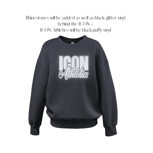 Custom Order- Icon Rhinestone Sweatshirt