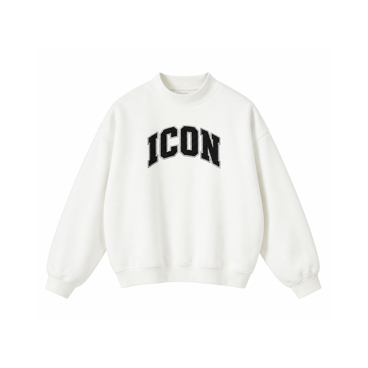 Custom Order- Icon White Mock Neck