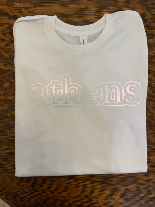 Athens White Out Pearl tee