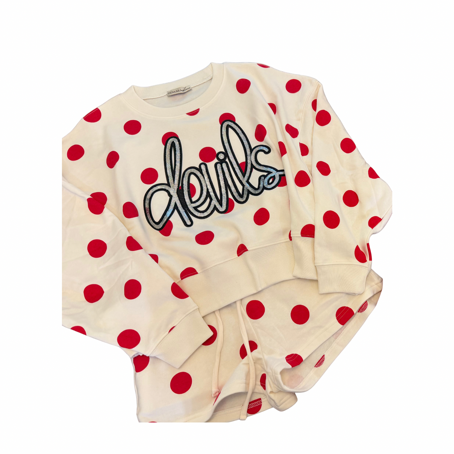 Devils Polka Dot set