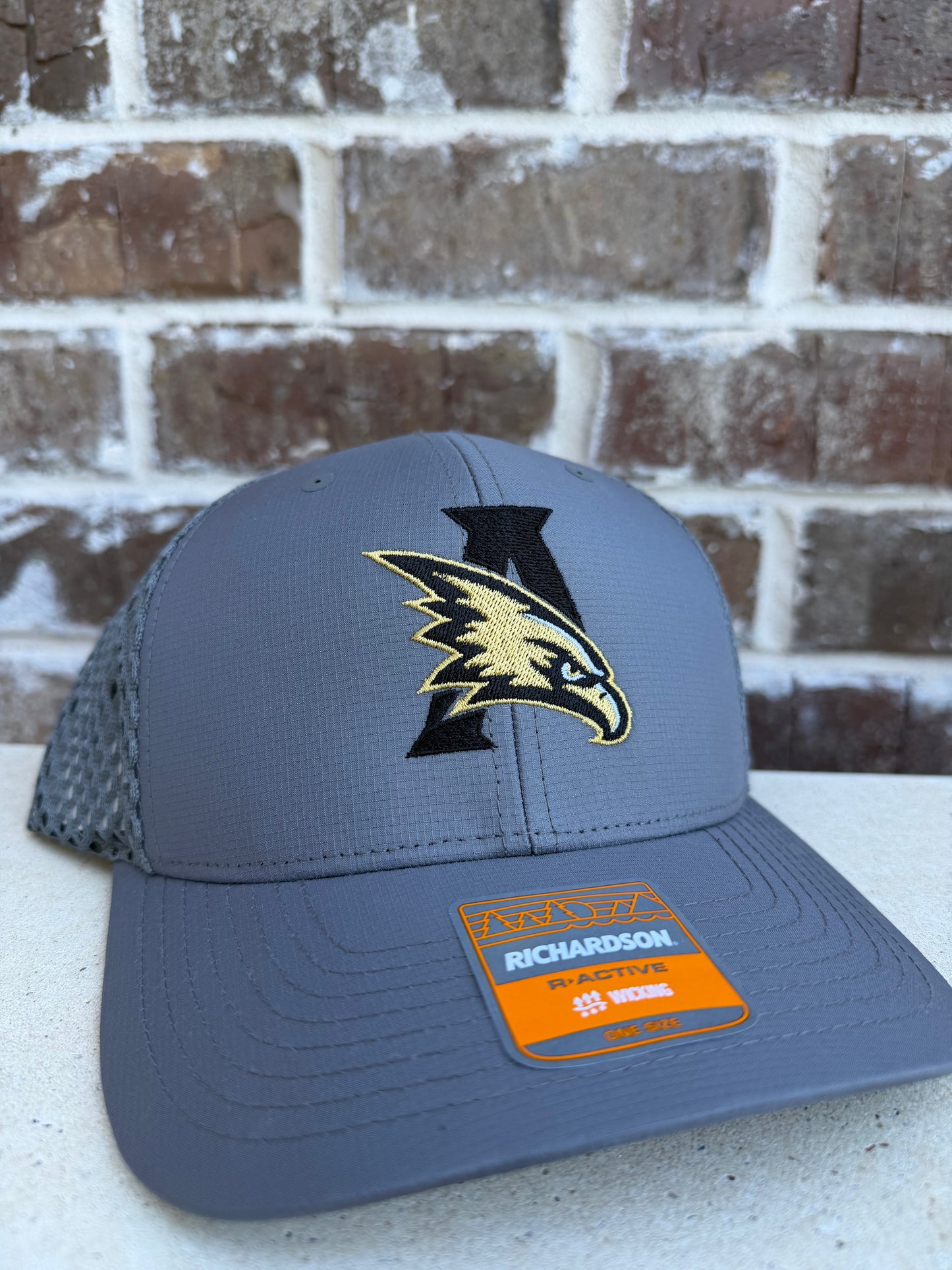 Gray Embroidered Richardson Hat