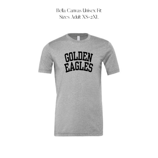 Custom Order Athens Cheer- Program Shirt - Gray Golden Eagles Tee