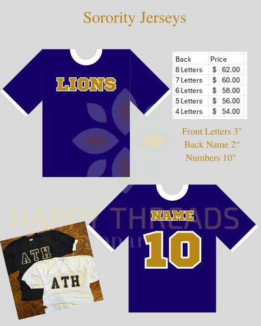 LIONS Sorority Jersey