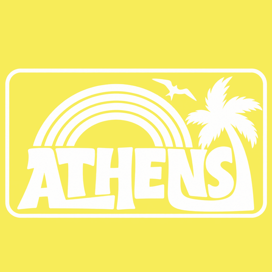 Athens Beachy White Print